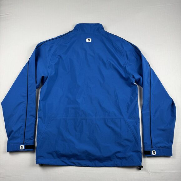 Footjoy Rain Windbreaker Golf Blue Jacket Mens L - Picture 5 of 12